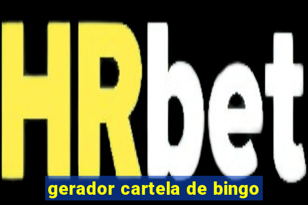 gerador cartela de bingo